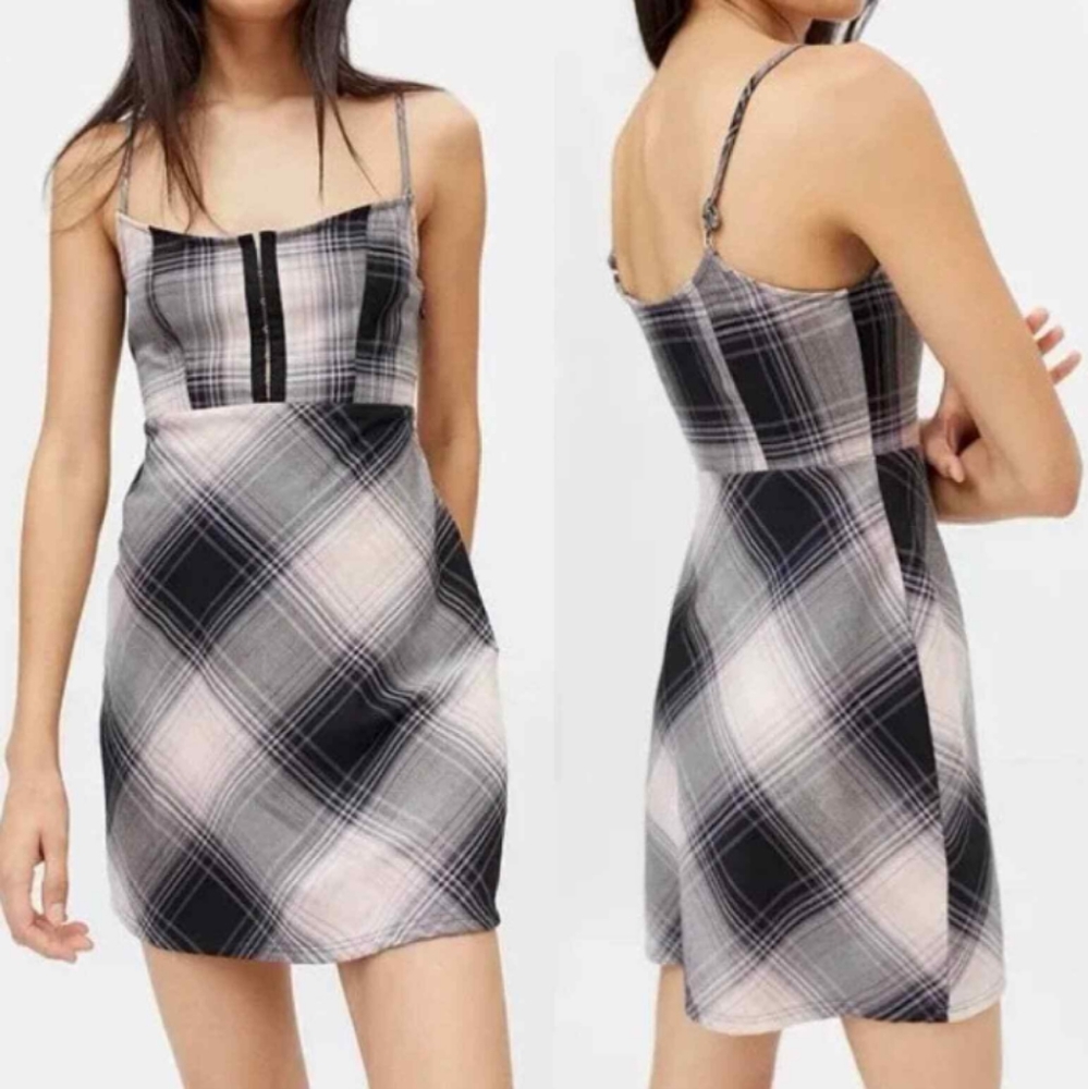 EUC Keya Plaid Mini Dress